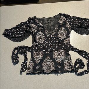 Vintage see through top